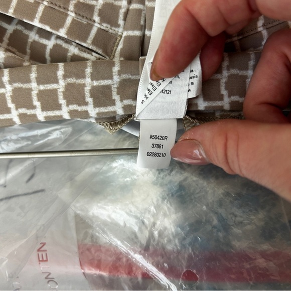 Spanx Sunshine Shorts in Bespoke Check Fawn Size Small Nylon Blend Pull-on - Picture 7 of 7